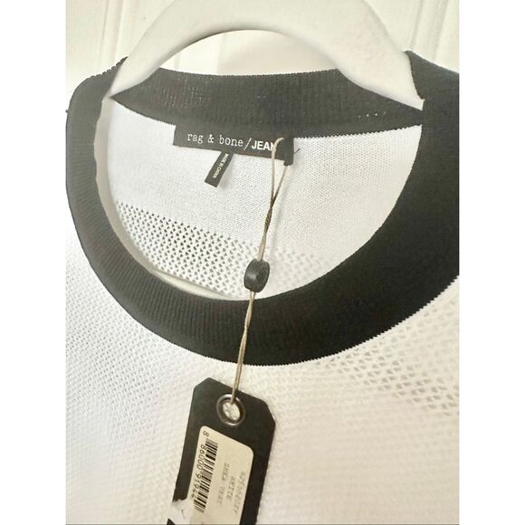 rag & bone / Jean Shea Long-sleeve Mesh Top size XXS - Picture 7 of 11